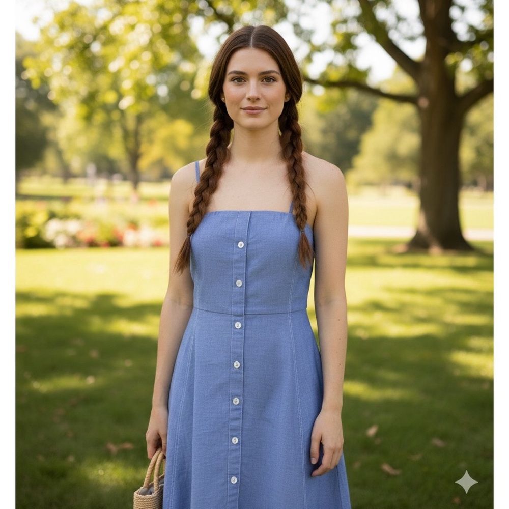 M60 MISS SIXTY Chambray Sundress‎